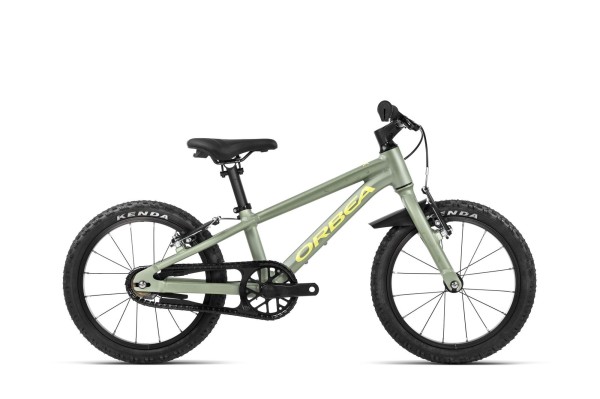 Rower dziecięcy Orbea MX 16 metallic green - yellow 2024