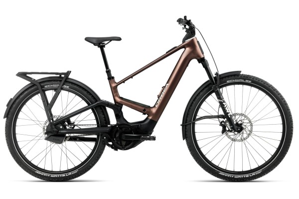 Rower elektryczny turystyczny Orbea MUGA 10 rust - black 2026